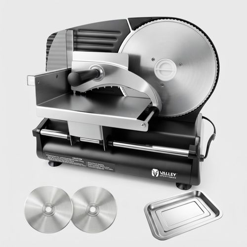 Electric Meat Slicer, 8.7-inch Dual Blades